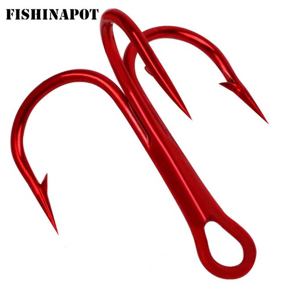 Fishing Hook Offset - 20pcs/lot Red 2/4/6/8/10# Fishing Hooks High
