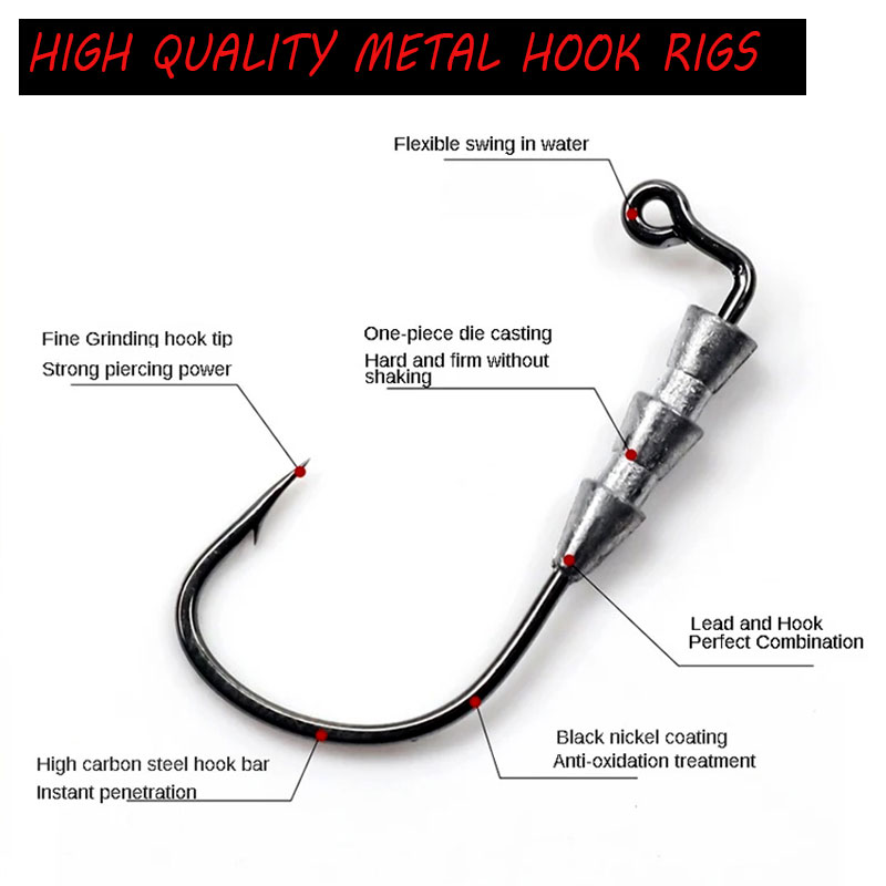 WODJYJ 10pieces 0.6g 1g fishin - Fishing Hook Barbless 评论和价格