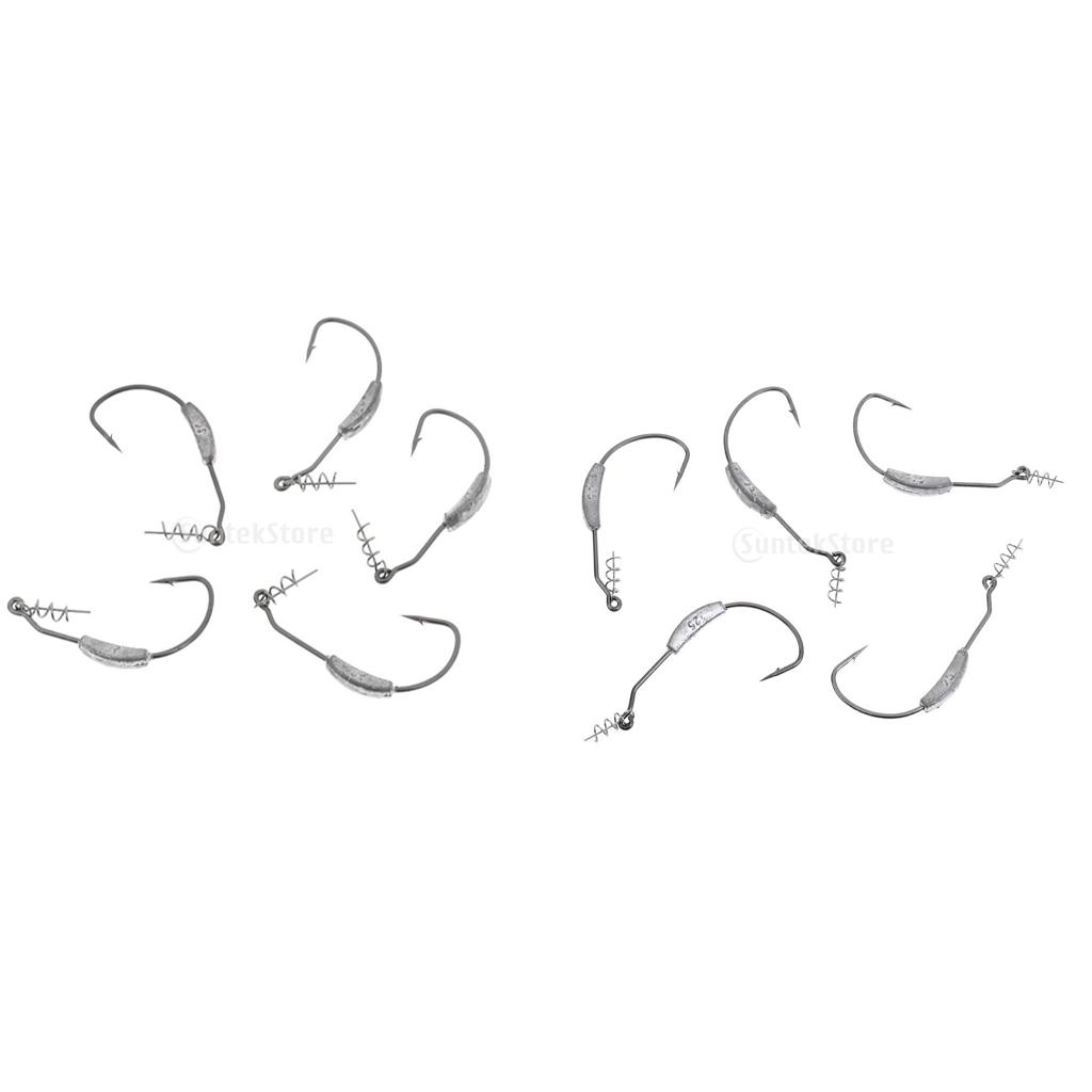 Weighted Twistlock Hook High C - Fishing Hook Weedless 评论和价格