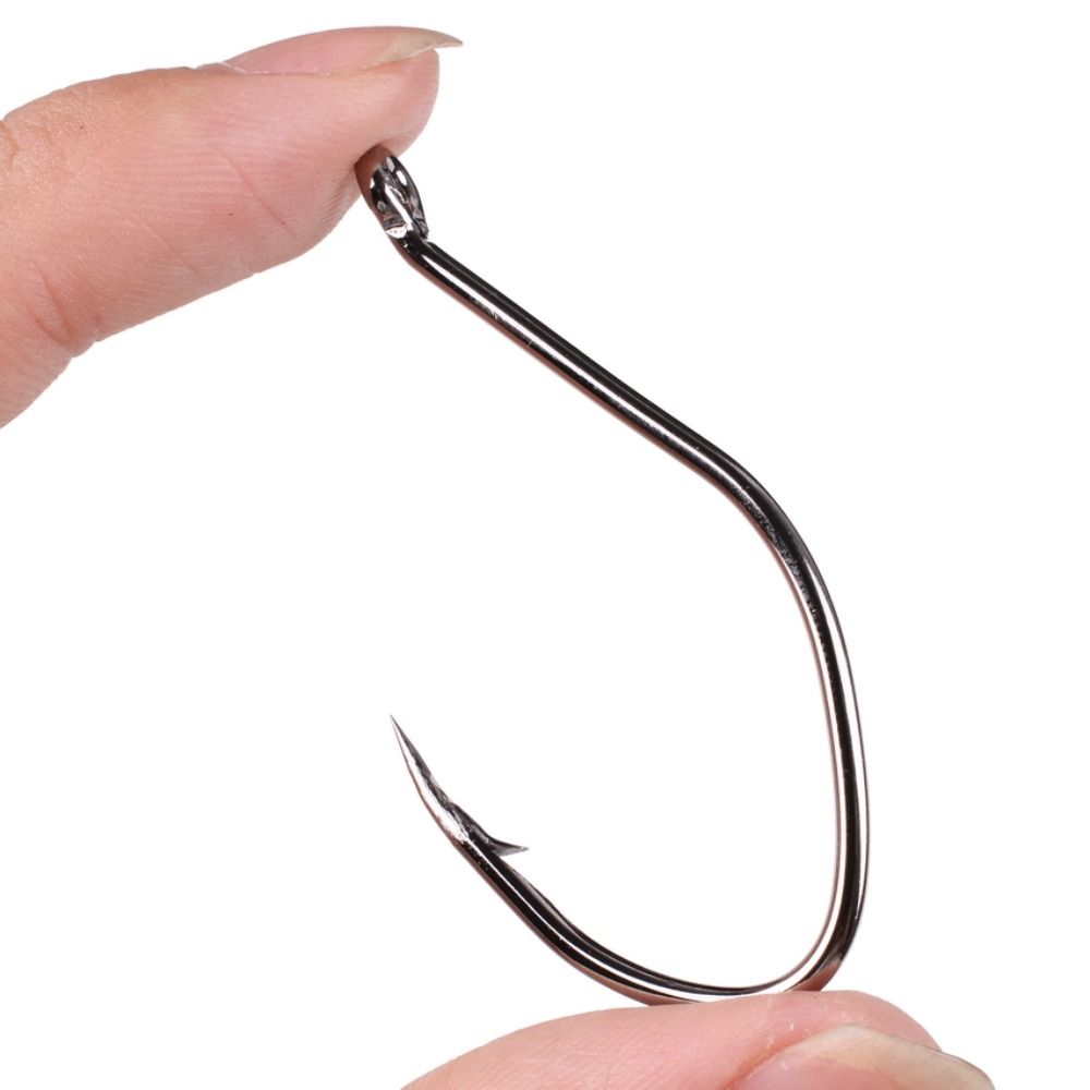 10pcs/Box Barbed Catfish Fishi - Fishing Hook Barbless 评论和价格