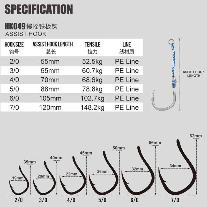 2pcs/bag High Carbon Steel Slo - Fishing Hook Offset 评论和价格