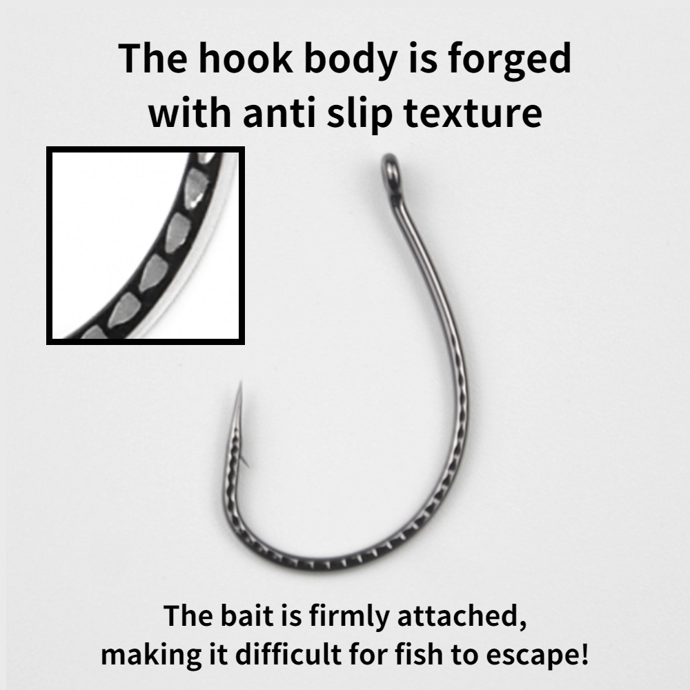 50pcs Wacky Hooks High Carbon  - Fishing Hook Barbless 评论和价格