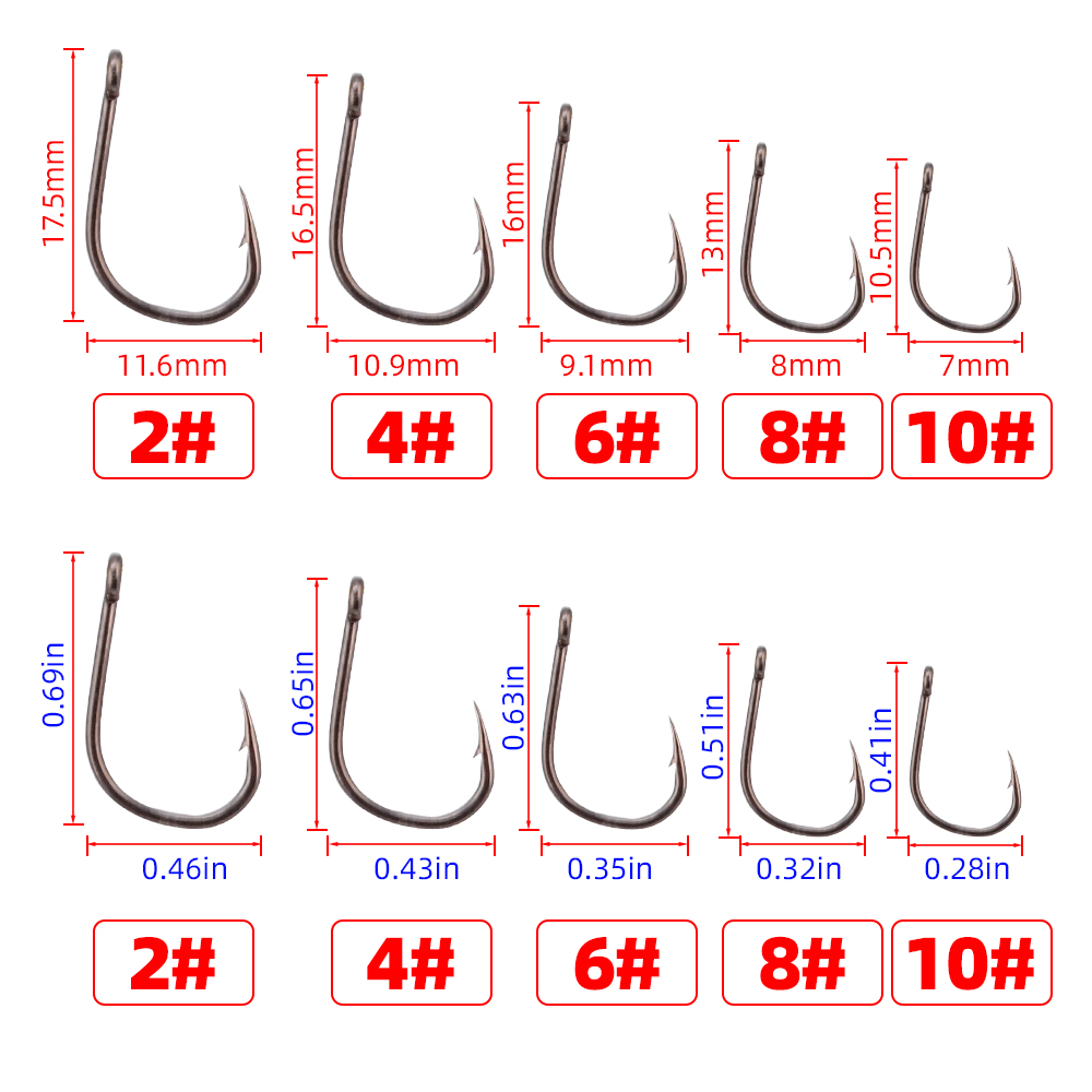 100pcs Stainless Steel Barbed  - Fishing Hook Barbless 评论和价格