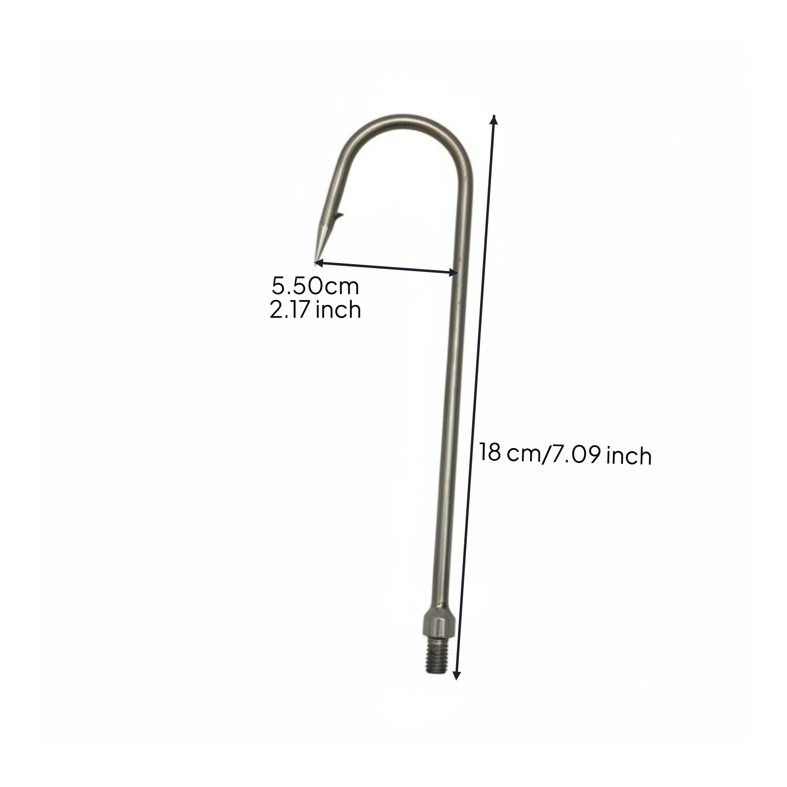 Stainless Gaff Fishing Hook He - Fishing Hook Stainless Steel 评论和价格