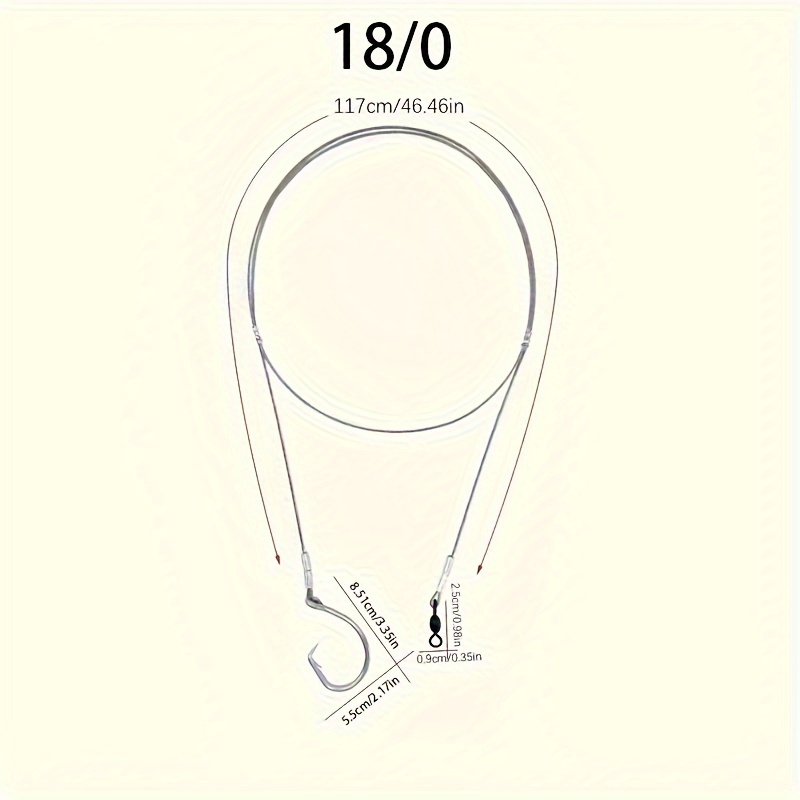 2pcs Circle Hooks Rigs Fishing - Fishing Hook Barbless 评论和价格
