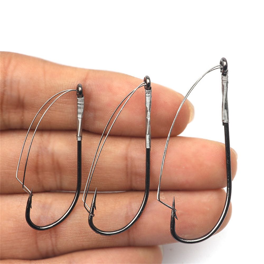 Fishing Tackle High Carbon Ste - Fishing Hook Weedless 评论和价格